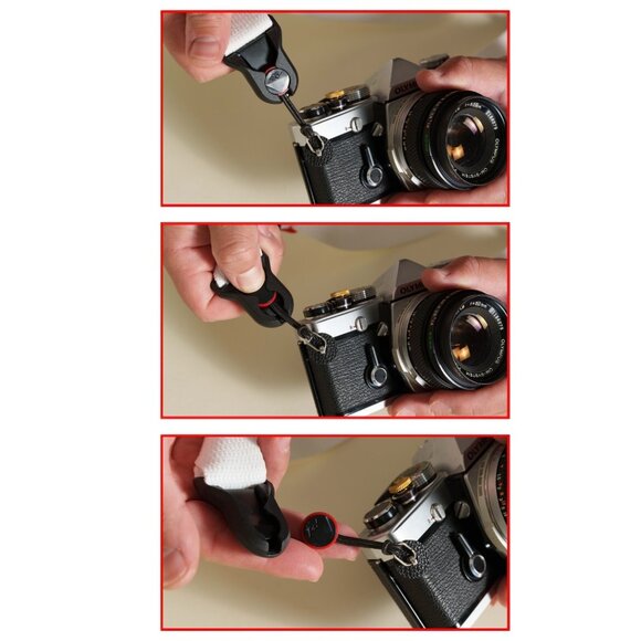 DEEP BLUE Adjustable Camera Wrist Strap – w/ Peak Design Anchor - Picture 11 of 12